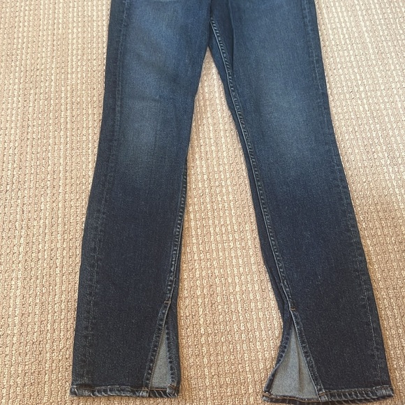 3x1 dark denim size 27. Skinny fit with 4” slit at hem. Like new. - Picture 7 of 7